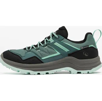 Pánské tenisky QUECHUA Dámské turistické nepromokavé boty MH 100 41 ZELENÁ|ČERNÁ