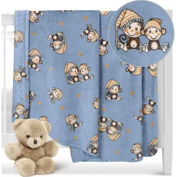 Dětská deka Bellatex ELLA dětská přikrývka, Opička - 100x150 cm