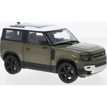 autíčko Welly Land Rover Defender 2020 Hnědý 1:24 24110GN