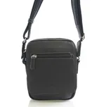 Pánská menší kožená crossbody Hexagona Silvána, černá