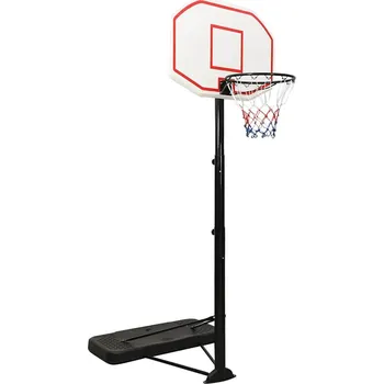 Basketbalový koš Basketbalový koš bílý 258–363 cm polyethylen IM_93648
