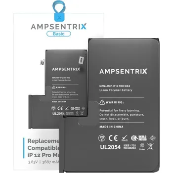 Baterie pro mobilní telefon Ampsentrix BASIC baterie 3687 mAh | iPhone 12 Pro Max