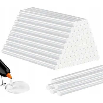 Průmyslové lepidlo LEPIDLO DO PISTOLE NA HORKÉ LEPIDLO LEPIDLOVÉ TYČINKY BEZBARVÉ 1KG 11mm - 12mm ~42KS