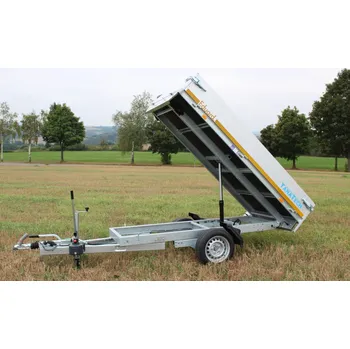 Přívěs k motorovému vozidlu Eduard 2514 1-stranný sklápěč 1500kg B30, 63cm, man.hydr