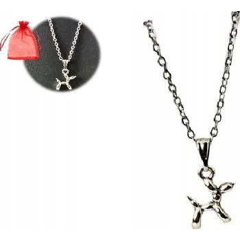 Náhrdelník Dětský náhrdelník s pejskem - Balónkový pejsek na řetízku