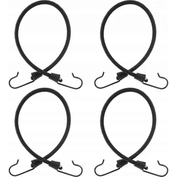 autokoberec Gumové přepravní lanko pro připevnění plachty k zavazadlovému prostoru 40 cm / 4 ks