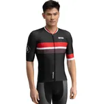 SIROKO Pánský cyklistický dres Real Sporting de Gijón x Siroko s krátkým rukávem L ČERNÁ