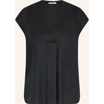 Dámská halenka Lilienfels Dámská Lněná Košilová Halenka, černá, 36