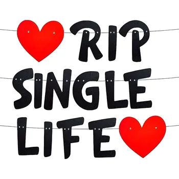 Party dekorace GRAVENO Dekorace RIP Single Life