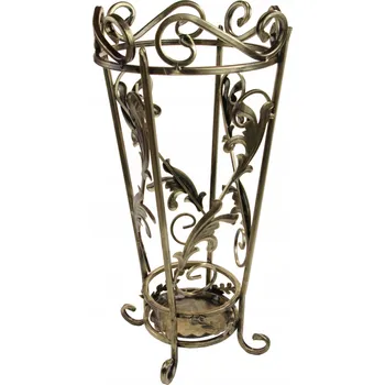 Stojan na deštník Stojan na deštníky kovový Dąstal žlutý