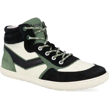 Barefoot kotníkové boty Koel - Danish Nappa Green zelené Velikost: 32