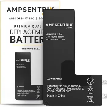 Baterie pro mobilní telefon Ampsentrix CORE baterie 3046 mAh | iPhone 11 Pro