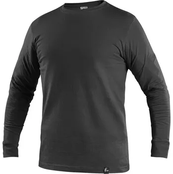 Tričko CXS PETR, dlouhý rukáv, černé, vel. 4XL