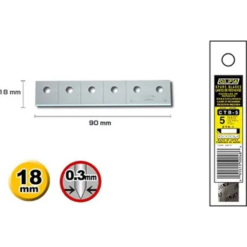 Pracovní nůž Náhradní čepele OLFA CTB-5