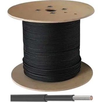 elektrický kabel Solární kabel 4mm2, černý, 500m