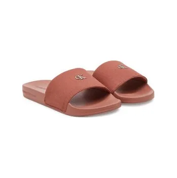 Pánská obuv Nazouváky Calvin Klein Jeans Slide Monogram Hardware YW0YW01713 Korálová 36