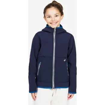 Pánská mikina DECATHLON Dětská fleecová bunda Sailing 500 hřejivá oboustranná 12 LET MODRÁ|TYRKYSOVÁ