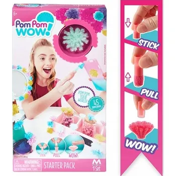 kreativní sada Hračka plastová POM POM WOW Startovací sada Tm Toys POM48525