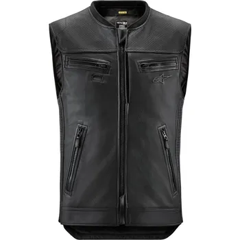 Motodoplněk airbagová vesta TECH-AIR®3 V2 LEATHER system, ALPINESTARS (černá, vel. 4XL)