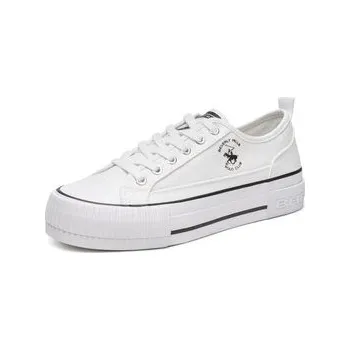 Pánské tenisky Plátěnky Beverly Hills Polo Club V12-842 Bílá 41