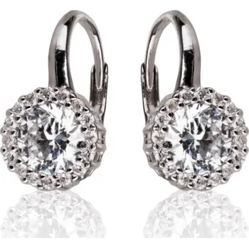 Náušnice Stříbrné náušnice se zirkony