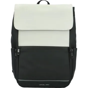 Městský batoh Trendy dámský pogumovaný batoh Duane, černo-šedý