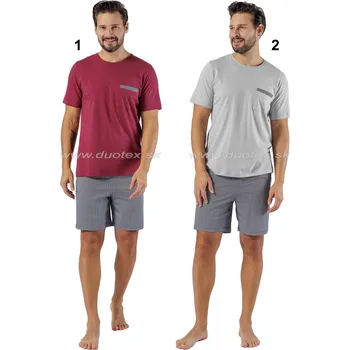 Pánské pyžamo Hotberg(M-Max) Pánské pyžamo Tomasz1594 Barva: 2-sv.sivá, Velikost: 2XL