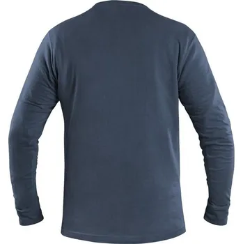 Tričko CXS PETR, dlouhý rukáv, tmavě modré, vel. 4XL