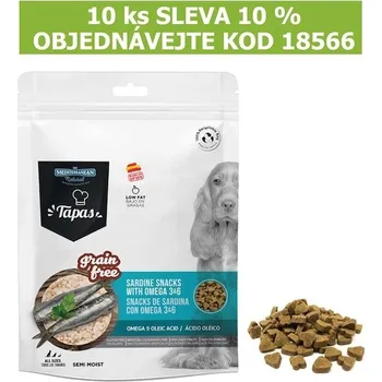 Pamlsek pro psa Tapas Snack Dog Sardine with Omega GF 150 g