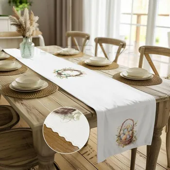 ubrus Napron Velikonoční věneček - vajíčka 70x70