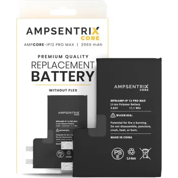 Baterie pro mobilní telefon Ampsentrix CORE baterie 3687mAh | iPhone 12 Pro Max