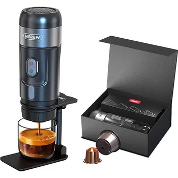 Kávovar Hibrew Přenosný kávovar 3 v 1 s kufříkem 80W H4A-premium + Doprava ZDARMA
