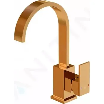 Vodovodní baterie Steinberg 135 Umyvadlová baterie s výpustí, růžové zlato, 135 1501 RG