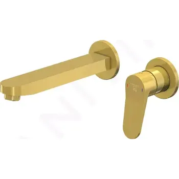 Vodovodní baterie Steinberg 340 Umyvadlová baterie pod omítku, 2-otvorová instalace, kartáčované zlato, 340 1814 3 BG