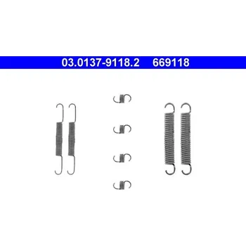 Brzdová čelist Sada příslušenství, brzdové čelisti ATE 03.0137-9118.2