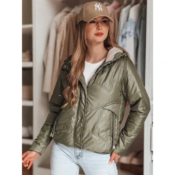 Dámská cargo bunda Dámská bunda DSTREET NIVESSO ZELENÁ XXL