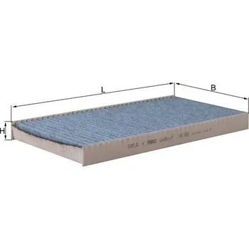 Ventilátor topení a klimatizace Filtr, vzduch v interiéru MAHLE LAO 1920