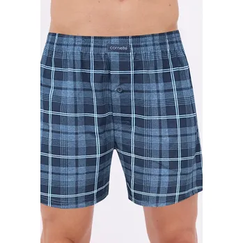 Trenýrky Cornette trenýrky comfort 002/309 - modrá, XL (Pánské bavlněné trenýrky Cornette comfort)