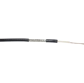 Anténní kabel VOKA Kabelwerk RG174 A/U, 304660-87-100 koaxiální kabel, vnější Ø: 2.67 mm, 50 Ω, černá, 100 m