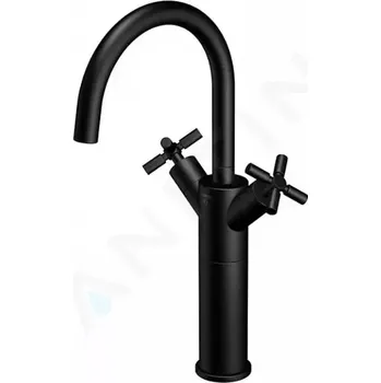 Vodovodní baterie Steinberg 250 Umyvadlová baterie s výpustí, matná černá, 250 1550 S