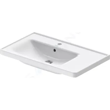 Umyvadlo Duravit D-Neo Nábytkové umyvadlo 80x48 cm, 1 otvor pro baterii vlevo, bílá, 2369800000