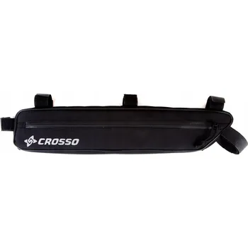 Sportovní taška Brašna na kolo Crosso Zipper XL - černá barva