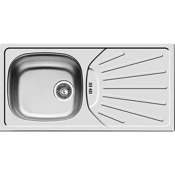 Nerezový dřez Admiral Vestavný dřez ET 33, 860 × 435 × 150 mm, nerez 100182605