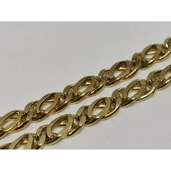 Řetízek Zlatý ručně pilovaný řetěz