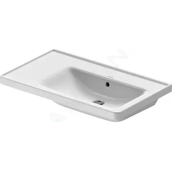 Umyvadlo Duravit D-Neo Nábytkové umyvadlo 80x48 cm, bez otvoru pro baterii, bílá, 2370800060
