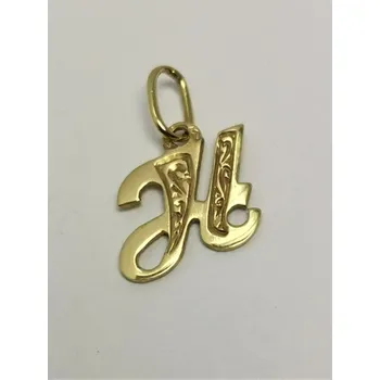 Přívěsek Zlaté písmeno H