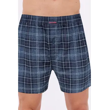 Trenýrky Cornette trenýrky comfort 002/307 - modrá, XXL (Pánské bavlněné trenýrky Cornette comfort)