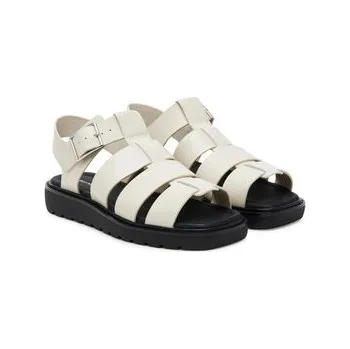 Dámská obuv Sandály Calvin Klein Jeans SQ MOLDED SDL FISHERMAN MG WN YW0YW01700 béžová 01X, EUR 41