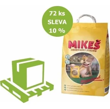 Podestýlka pro kočku MIKEŠ Standard hrudkující 10 kg (paleta 72 ks) SLEVA 7 %