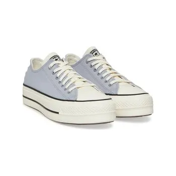 Dámská obuv Plátěnky Converse Chuck Taylor All Star Lift Platform Crafted Laces A12553C Fialová 36